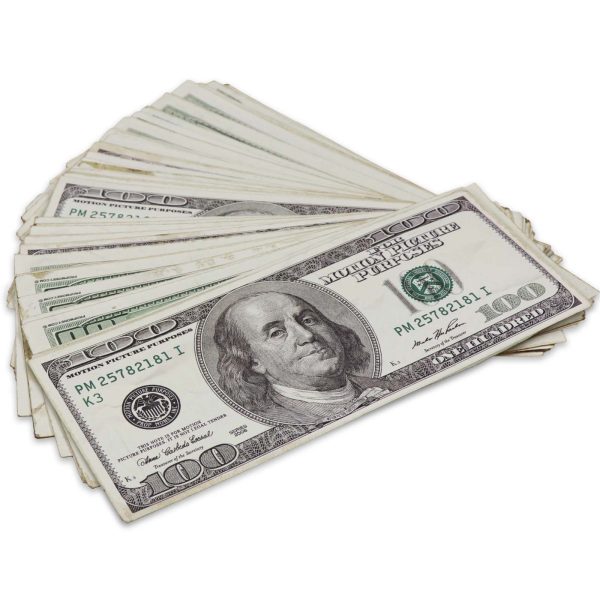 $100 RealAged® 2000 Series Bills - 500 Bills at Prop Money Inc.