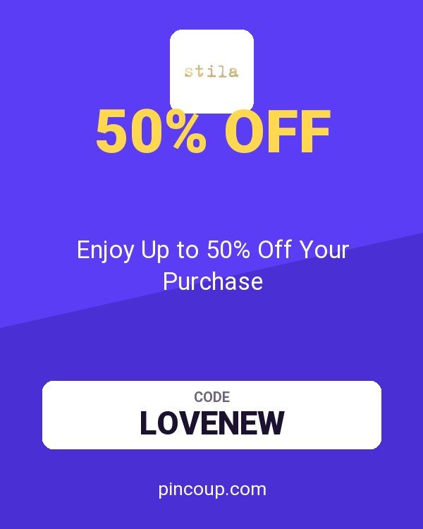 Stila Cosmetics coupon: Enjoy Up to 50% Off Your Purchase
