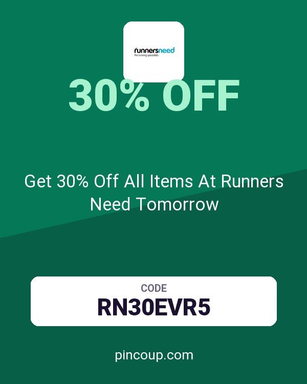 Get 30% Off All Items At Runners Need Tomorrow
