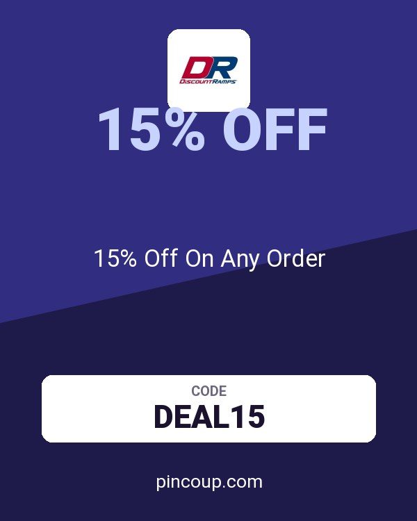 Discount Ramps coupon: 15% Off On Any Order