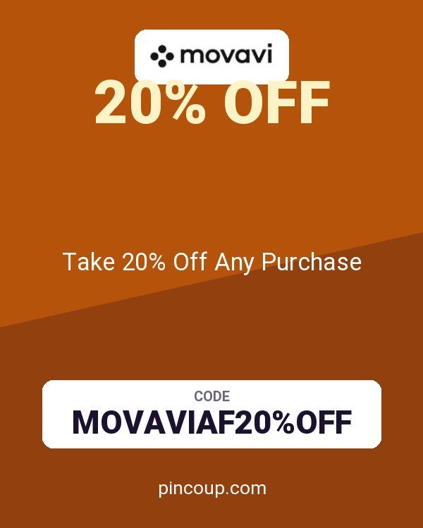 Movavi coupon: Take 20% Off Any Purchase