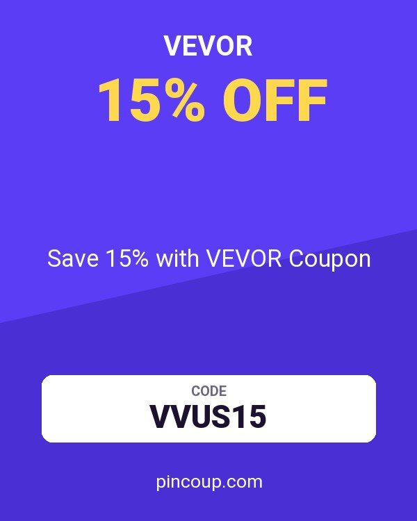 Save 15% with VEVOR Coupon