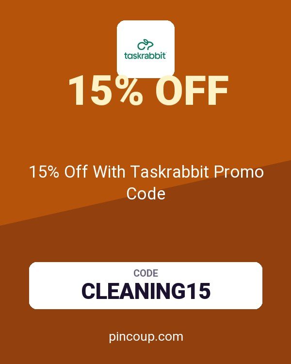 Taskrabbit North America coupon: 15% Off With Taskrabbit Promo Code