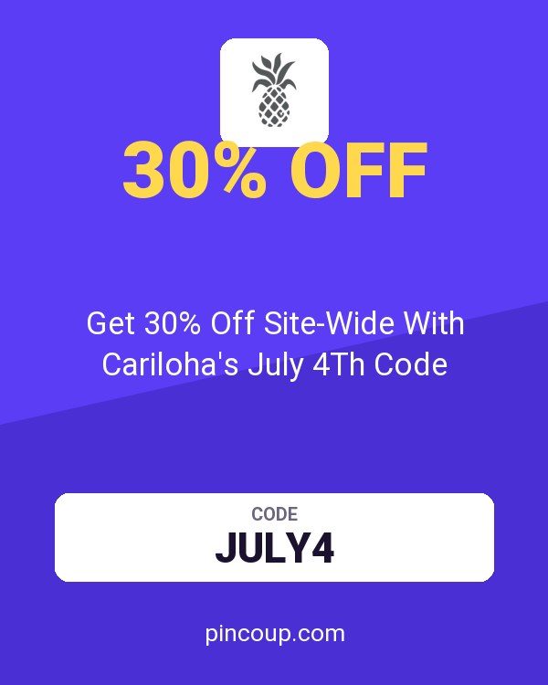Get 30% Off Site-Wide With Cariloha's July 4Th Code