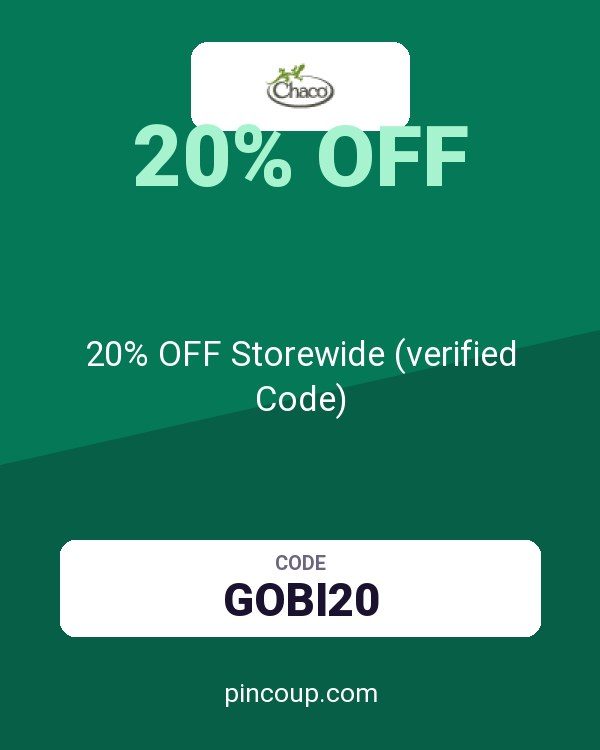 Chacos coupon: 20% OFF Storewide (verified Code)