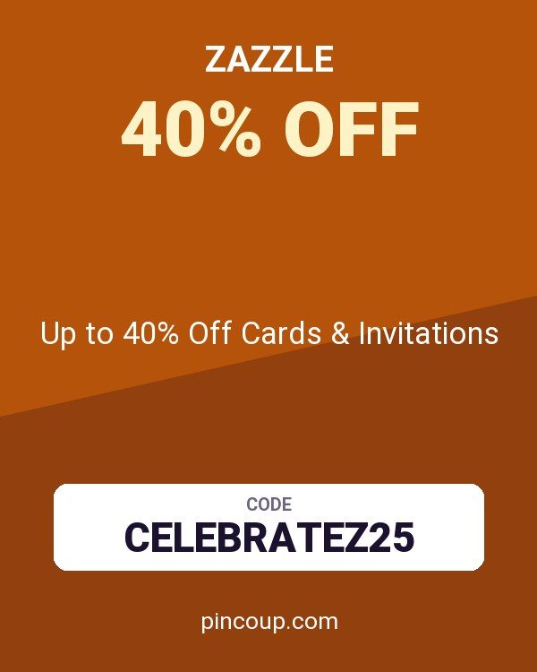Zazzle coupon: Up to 40% Off Cards & Invitations