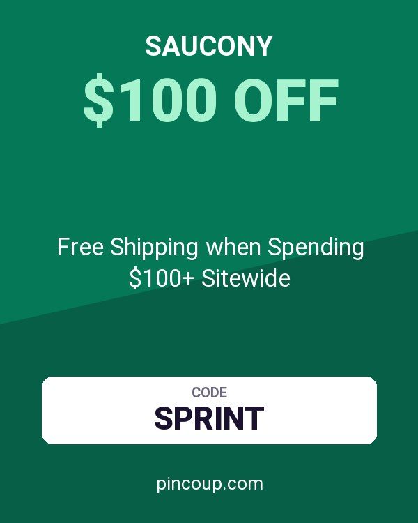 Saucony coupon: Free Shipping when Spending $100+ Sitewide