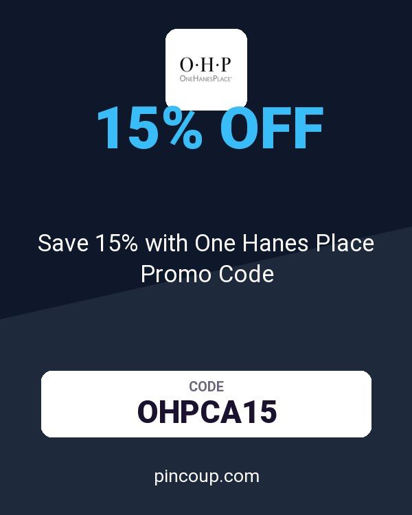 OneHanesPlace.com coupon: Save 15% with One Hanes Place Promo Code