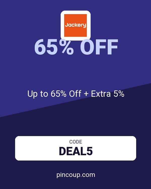 Jackery coupon: Up to 65% Off + Extra 5%