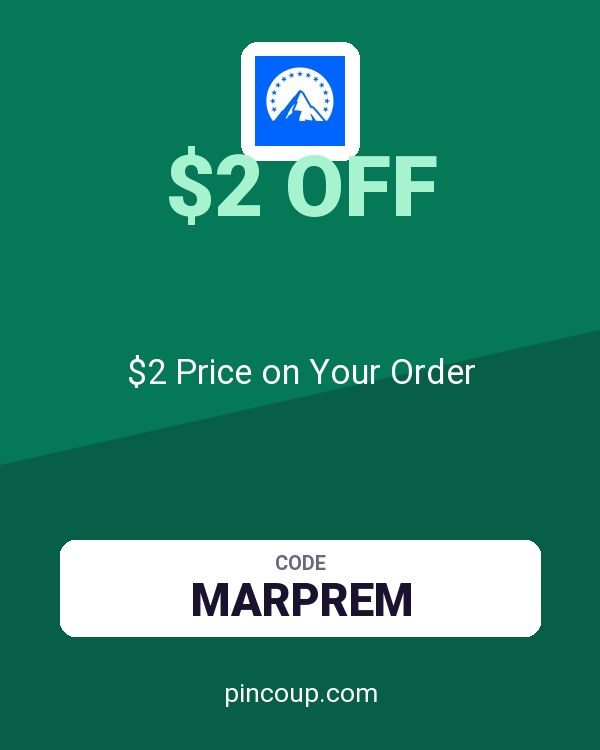 Paramount coupon: $2 Price on Your Order