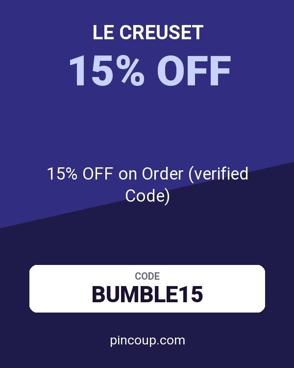 Le Creuset coupon: 15% OFF on Order (verified Code)