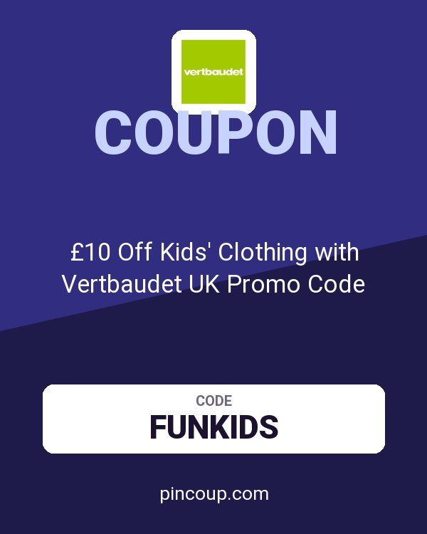 £10 Off Kids' Clothing with Vertbaudet UK Promo Code