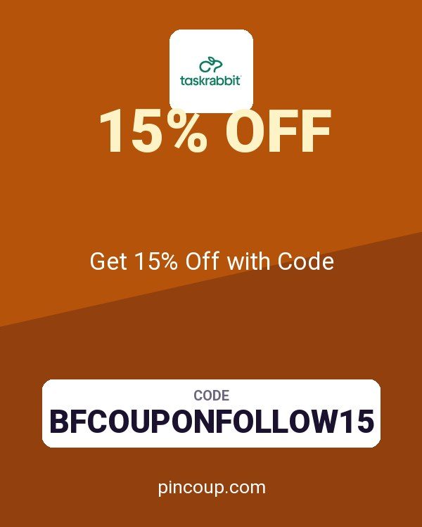 Taskrabbit North America coupon: Get 15% Off with Code