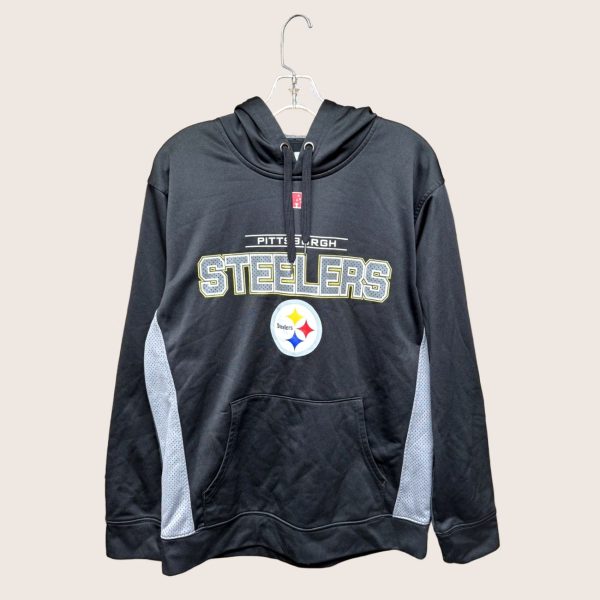 Pittsburgh Steelers Hoodie NFL Team Apparel Men 1XL Black Athletic Football, Men's at Grailed