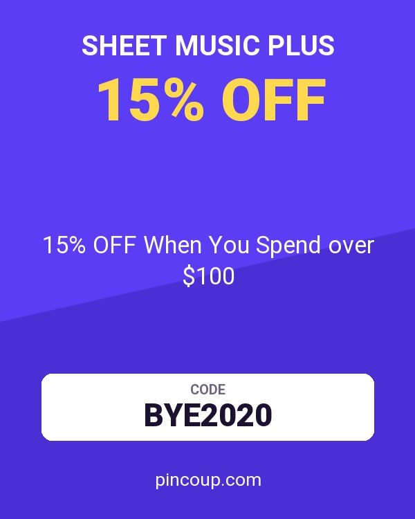 Sheet Music Plus coupon: 15% OFF When You Spend over $100