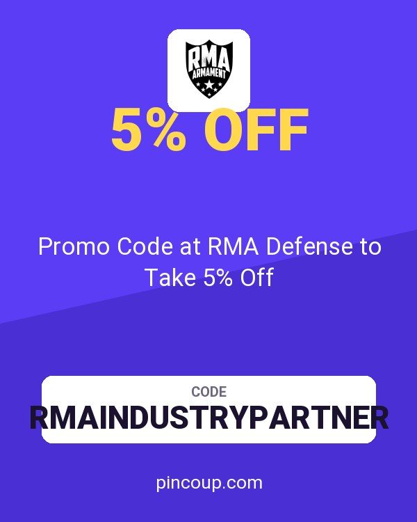 RMA Armament coupon: Promo Code at RMA Defense to Take 5% Off