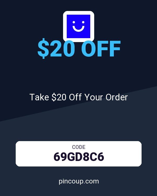 Visible coupon: Take $20 Off Your Order