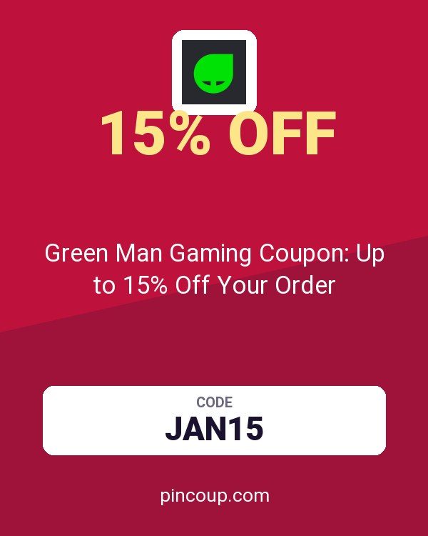 Green Man Gaming Coupon: Up to 15% Off Your Order
