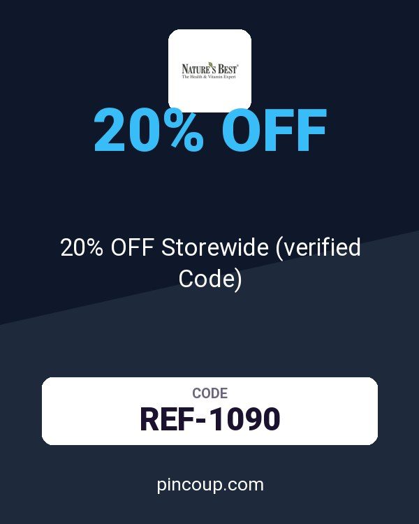 Nature's Best coupon: 20% OFF Storewide (verified Code)