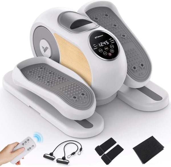 Under desk Electric Elliptical Machine-E32 Mini - White at Merachfit