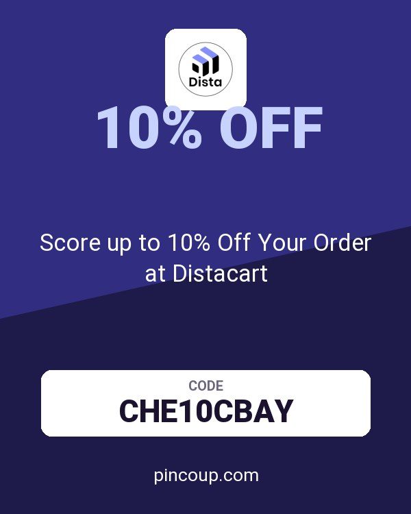 Score up to 10% Off Your Order at Distacart