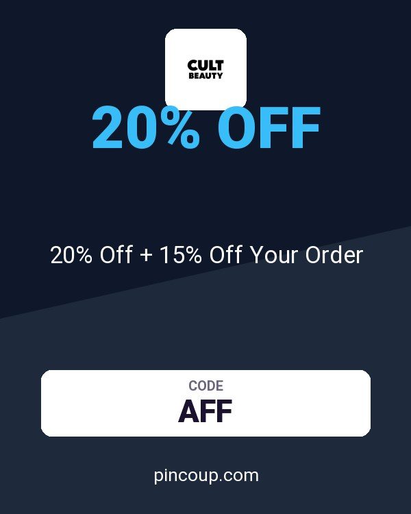 Cult Beauty coupon: 20% Off + 15% Off Your Order