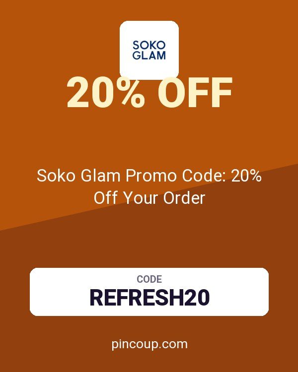 Soko Glam Promo Code: 20% Off Your Order