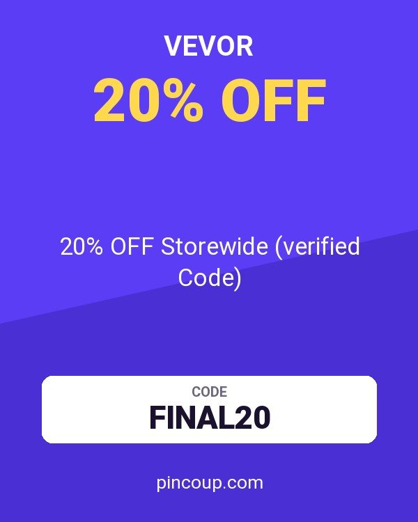 vevor coupon: 20% OFF Storewide (verified Code)
