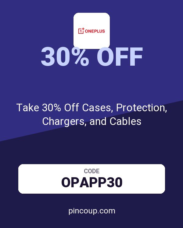 OnePlus coupon: Take 30% Off Cases, Protection, Chargers, and Cables