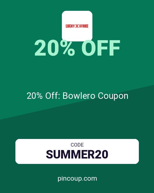 Lucky Strike: 20% Off: Bowlero Coupon