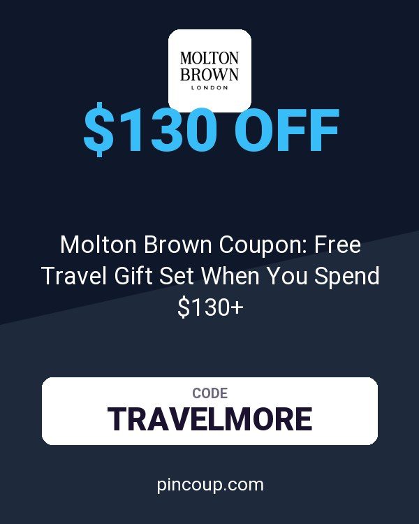 Molton Brown Coupon: Free Travel Gift Set When You Spend $130+
