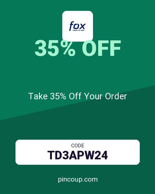 Fox Rent a Car coupon: Take 35% Off Your Order