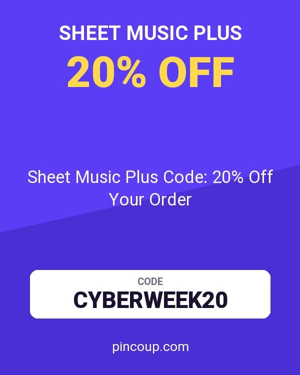 Sheet Music Plus Code: 20% Off Your Order