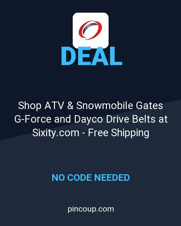 Shop ATV & Snowmobile Gates G-Force and Dayco Drive Belts at Sixity.com - Free Shipping