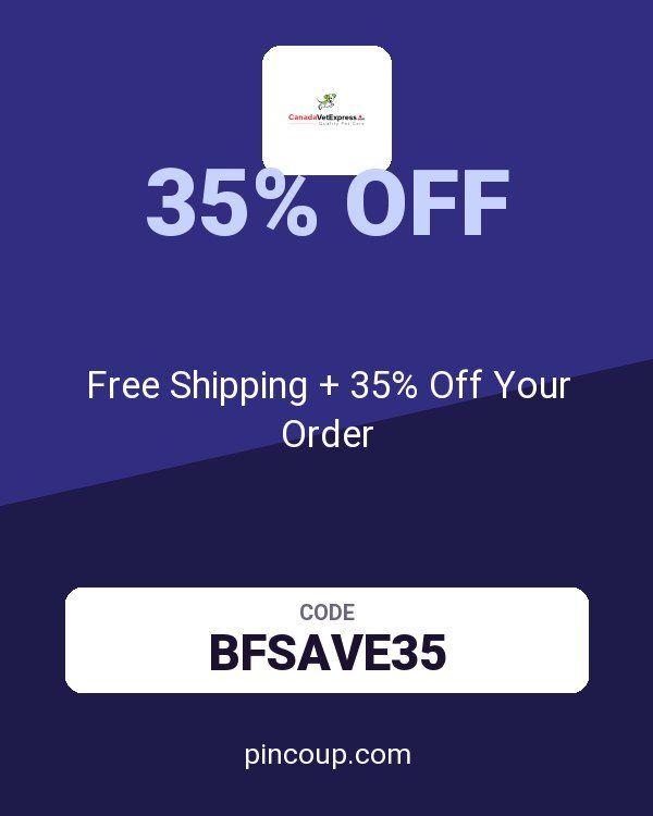 Canada Vet Express coupon: Free Shipping + 35% Off Your Order