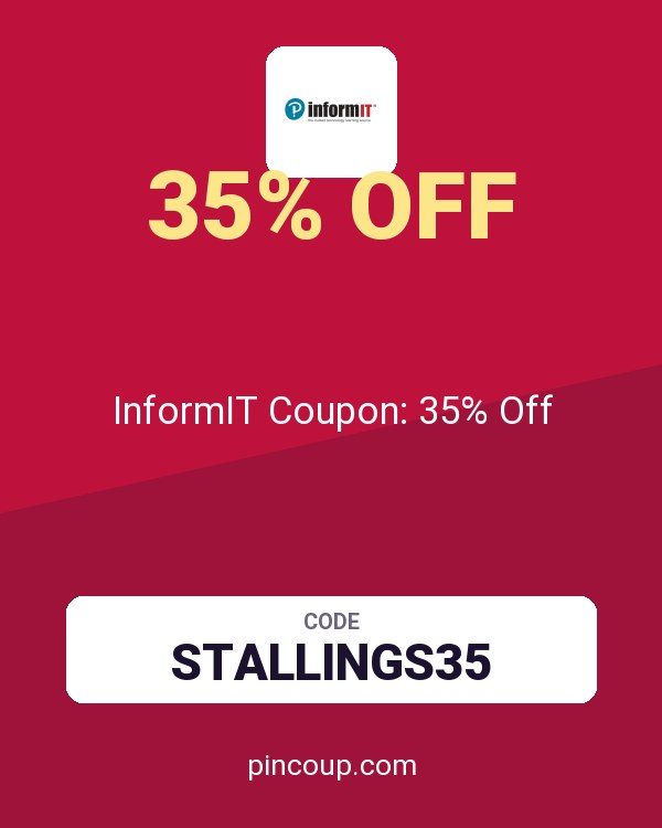Pearson Education (InformIT): InformIT Coupon: 35% Off