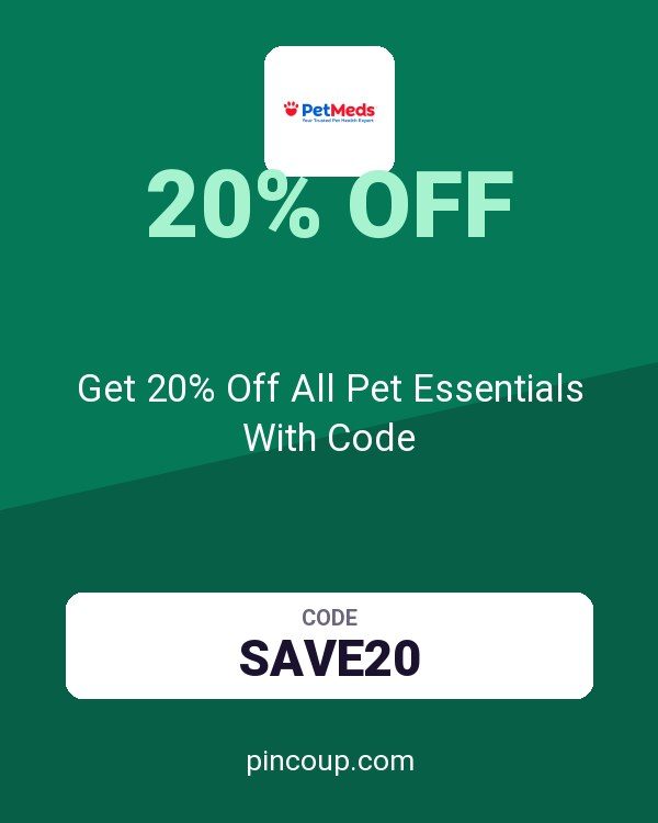1800PetMeds coupon: Get 20% Off All Pet Essentials With Code