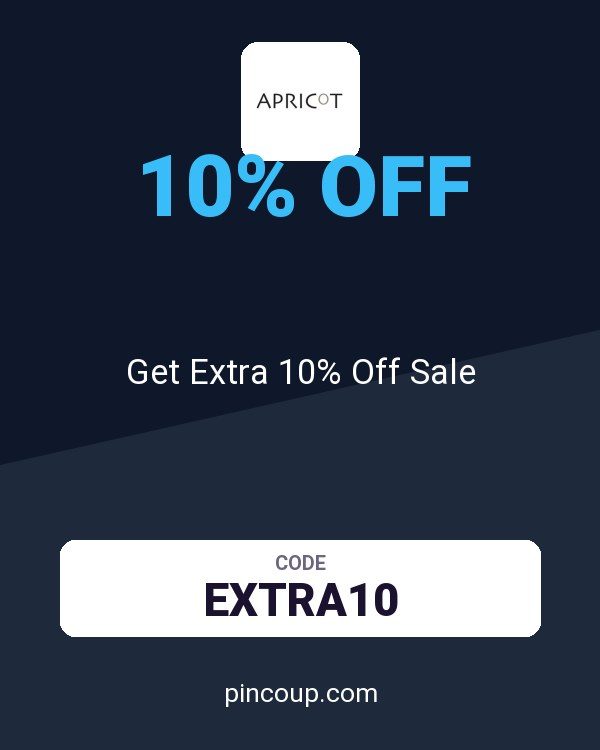 Apricot coupon: Get Extra 10% Off Sale