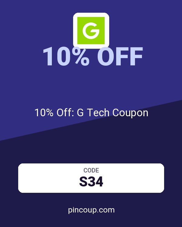 Gtech.co.uk: 10% Off: G Tech Coupon