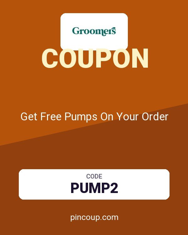 Groomers Online coupon: Get Free Pumps On Your Order