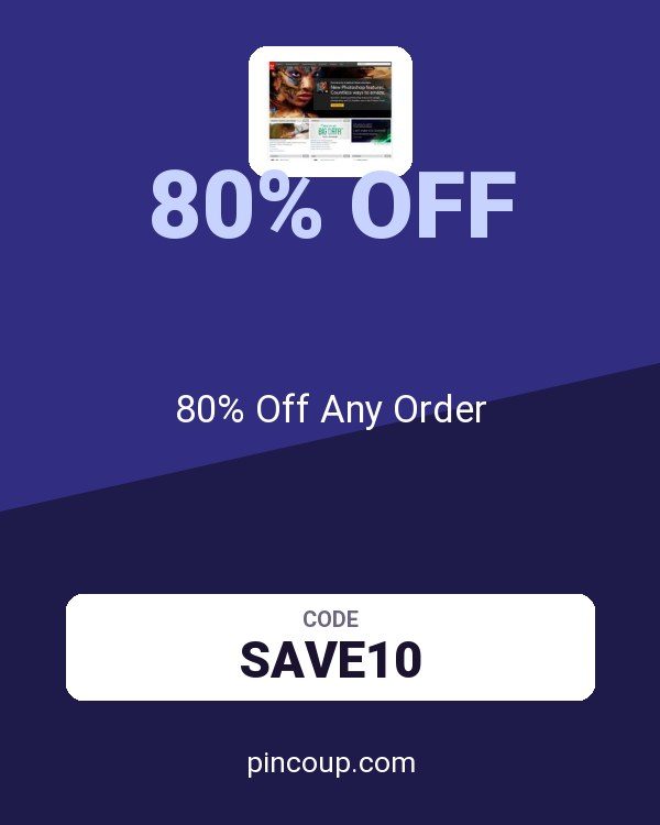Adobe coupon: 80% Off Any Order