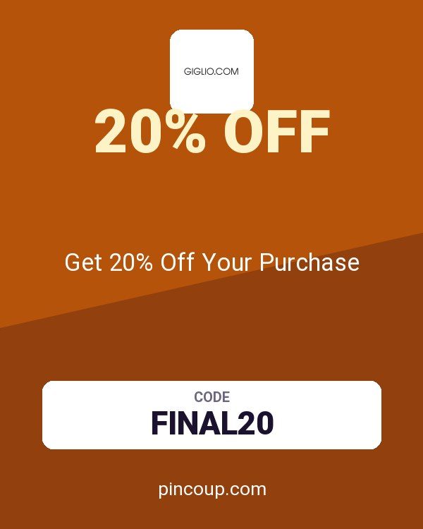 Giglio.com coupon: Get 20% Off Your Purchase