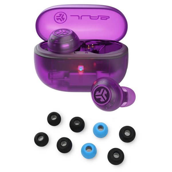 Go Pop ANC Transparent Purple + Tips at JLab Audio