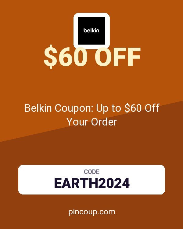 Belkin AU: Belkin Coupon: Up to $60 Off Your Order