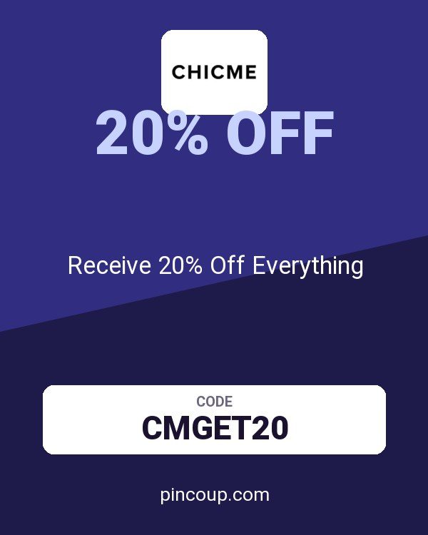 Chic Me coupon: Receive 20% Off Everything