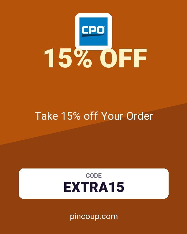 CPO Outlets coupon: Take 15% off Your Order