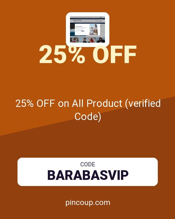 Nautica coupon: 25% OFF on All Product (verified Code)