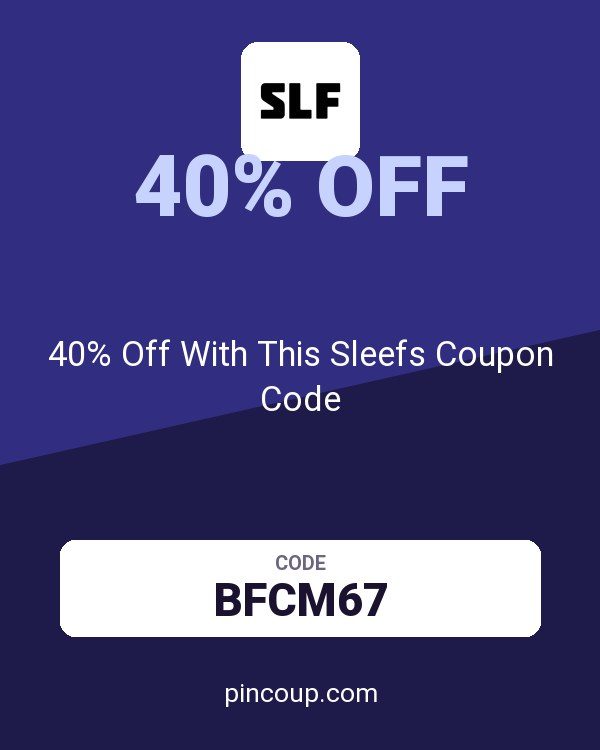 40% Off With This Sleefs Coupon Code
