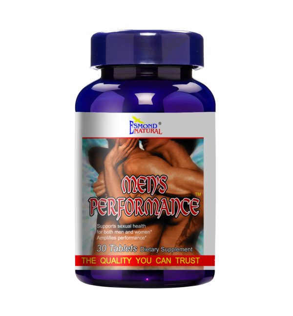 Men's Performance (Herbal Blend with Tribulus, Maca, Ginseng & Ginkgo – Supports Vitality, Stamina & Circulation), USA, FDA, GMP, NPAC-930mg, 30 Tablets at Esmond Natural