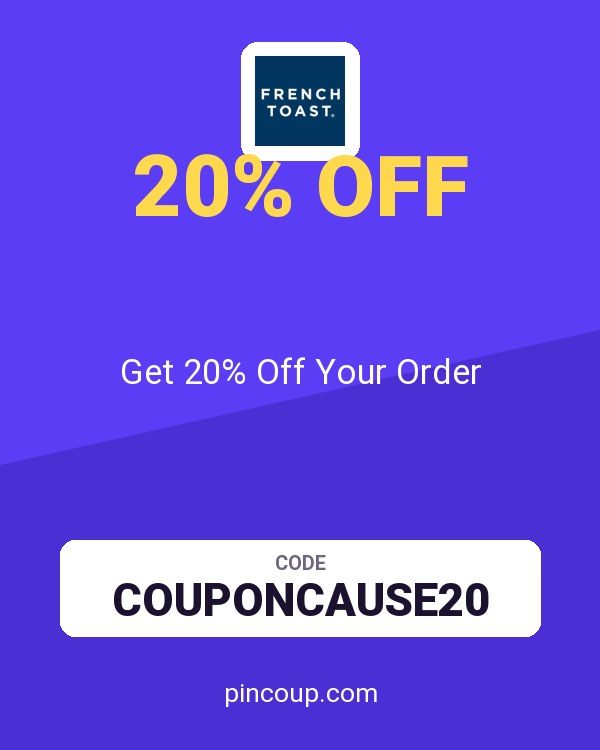 French Toast coupon: Get 20% Off Your Order